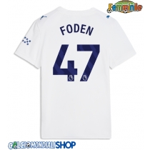 Maglie da calcio Manchester City Phil Foden #47 Terza Maglia Femminile 2026-27 Manica Corta